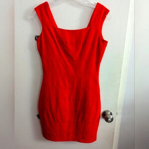 Ark& Co Red Bandage Cocktail Dress- Small